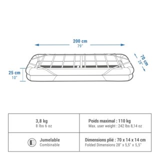 Somier Hinchable Decathlon