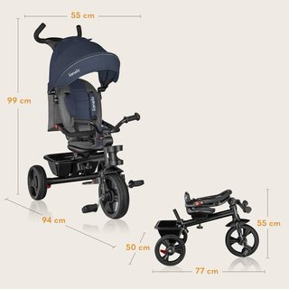 Triciclo LIONELO Haari Evolutivo Niños