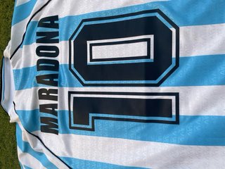 Camiseta Retro Maradona Adidas Argentina 10