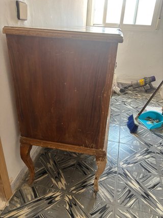 Aparador vintage madera detalles tallados