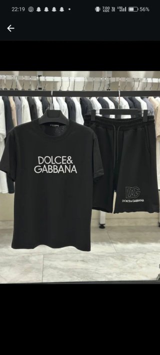 Completo Dolce & Gabbana nero vintage
