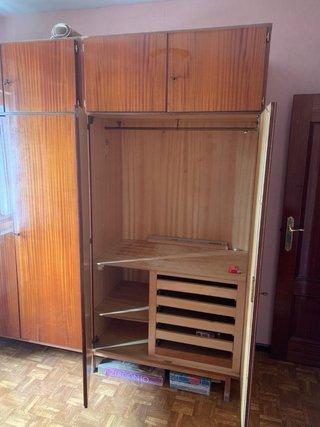 Dormitorio completo madera vintage