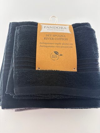 Set n. 4  Asciugamani Pandora River Cotton