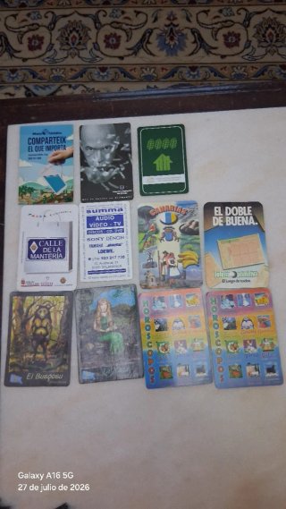 Lote 54 calendarios vintage