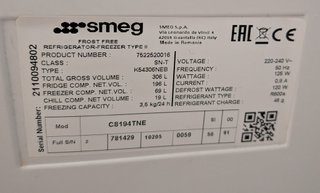 Frigorífico Integración smeg