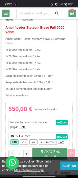 Amplificador Stetsom Bravo Full 5000W RMS