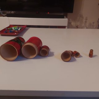 Matrioska de madera pintada a mano