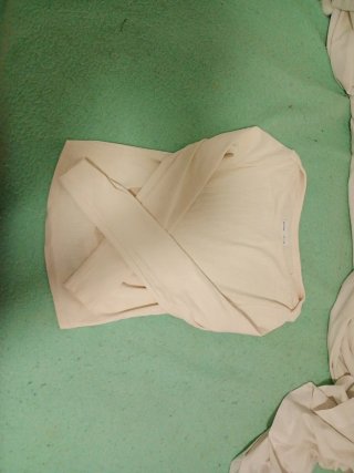 Blusa manga larga blanca