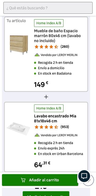 Mueble 3 cajones madera con lavamanos 80cm