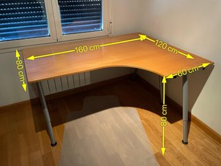 Despacho completo: mesa + almacenaje.