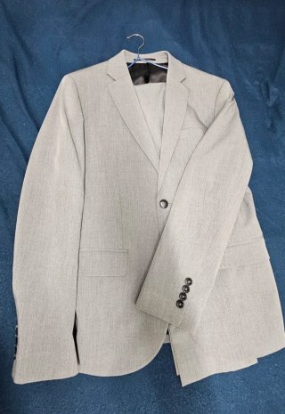 Traje Mango Gris Talla M Nuevo