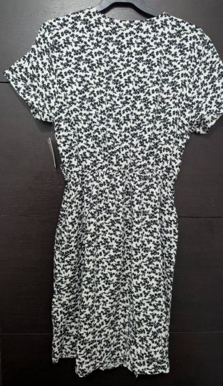 Vestido blanco y negro