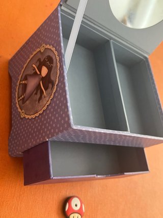 Joyero Santoro Morado con Espejo