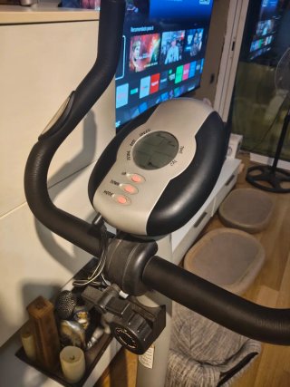 Bicicleta Estática Gris