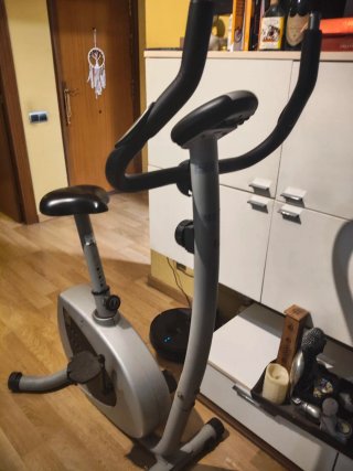 Bicicleta Estática Gris