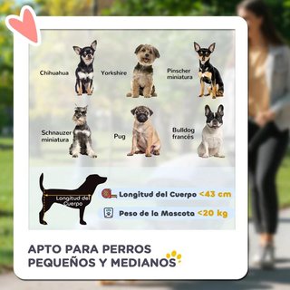Carrito Mascotas Capota Ajustable Gris con Cesta