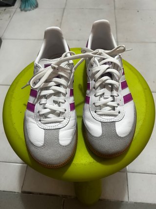 Zapatillas Adidas Samba Blancas y Moradas