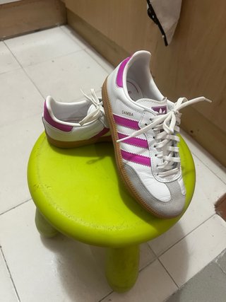 Zapatillas Adidas Samba Blancas y Moradas