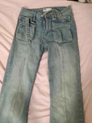 Pantalones vaqueros Bershka azules