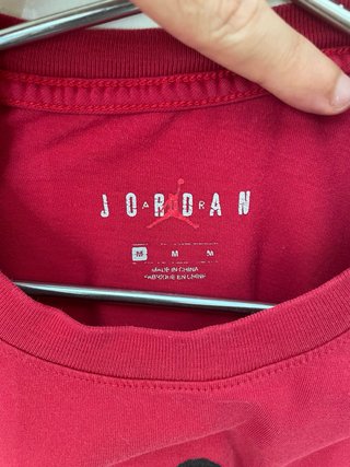 Camiseta Jordan Roja Jumpman Talla M