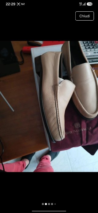 Mocassini uomo BRUNO MAGLI beige