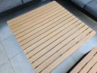 Sofá modular exterior + 2 mesas