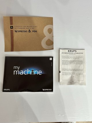 Cafetera Nespresso Krups Inissia Blanca