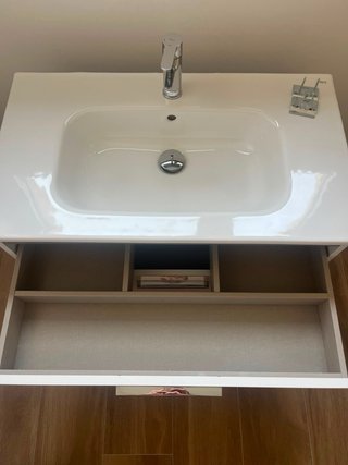 Mueble lavabo Roca blanco