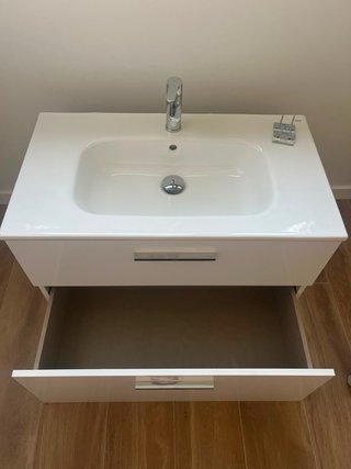 Mueble lavabo Roca blanco