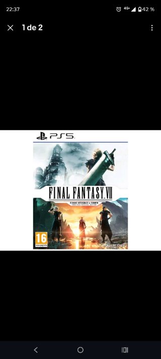 Pack PS5 Final Fantasy VII Remake + Rebirth