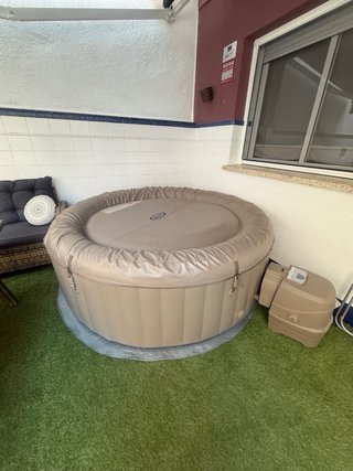 Spa Intex Hinchable Beige