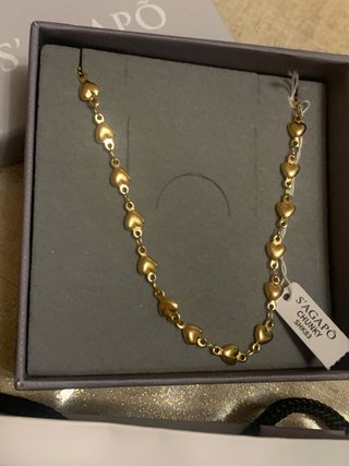 Collana con cuori in oro