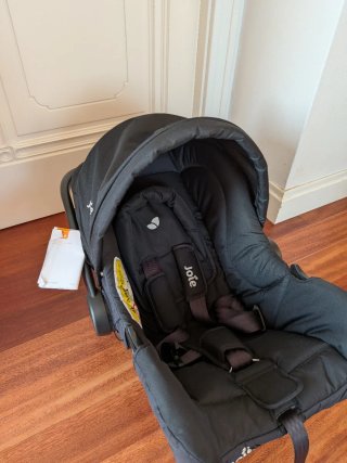 Silla coche bebé Joie negra