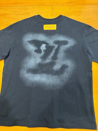 T-shirt Louis Vuitton Monogram Spray Nero