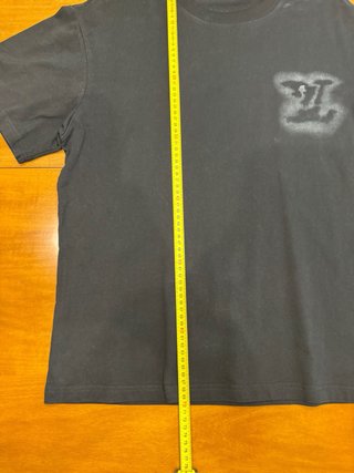 T-shirt Louis Vuitton Monogram Spray Nero