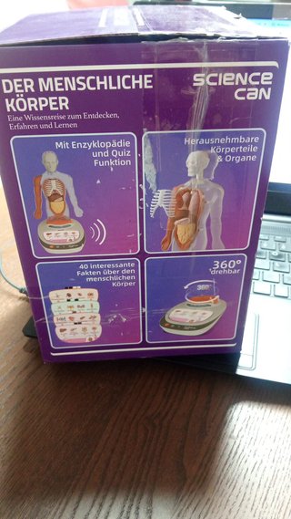 Science Can Corpo Humano Interativo (Alemão)