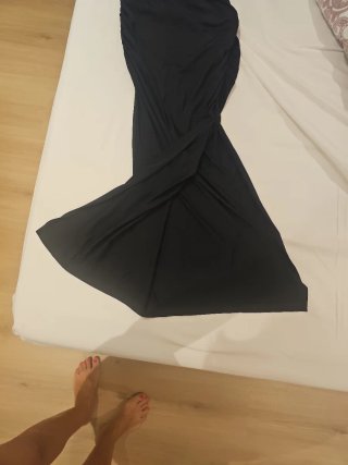 Vestido largo negro fiesta