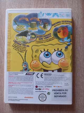 Juegos Wii Bob Esponja + Wii Play