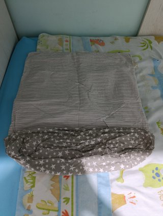 Edredón + funda nórdica + protector minicuna jané