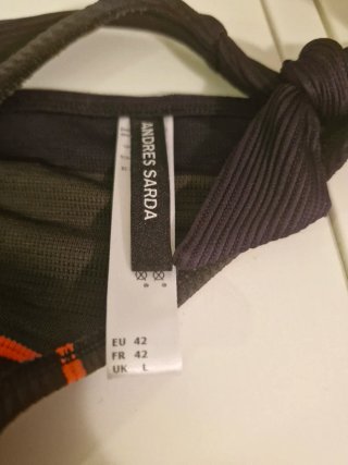 Bikini ANDRES SARDA verde y negro