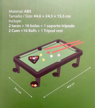 Mini Billar Americano