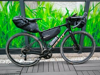 Bolsa manillar TRAILFRONT II Vaude gris