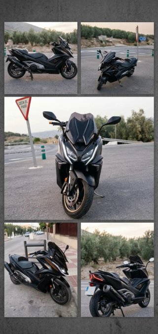 Kymco AK 550 Negro/Dorado