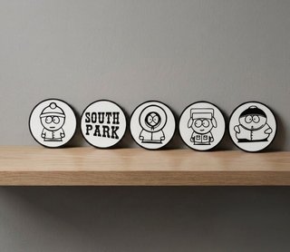 Posavasos South Park 3D con soporte
