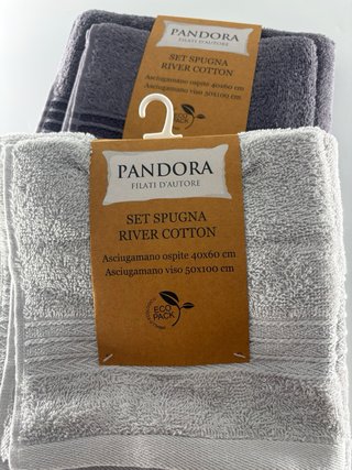 Set 4 Asciugamani Pandora River Cotton