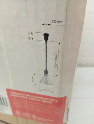 Lampara calentador platos LACOR