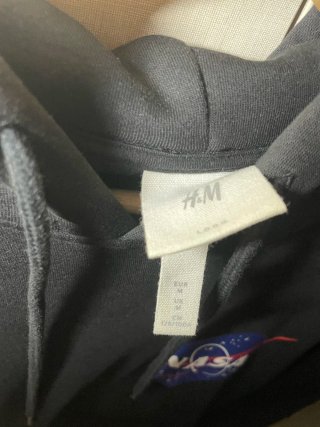 Sudadera Negra NASA