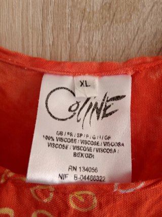 (XL) Vestido corto veraniego estampado