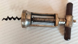 Cavatappi vintage a campana in ottone