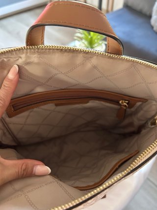 Mochila Michael Kors Original Beige/Marrón